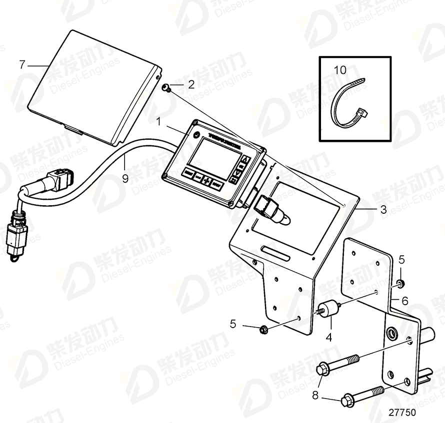 volvo penta Flange screw 996061 Drawing volvo penta Flange screw 996061 Drawing